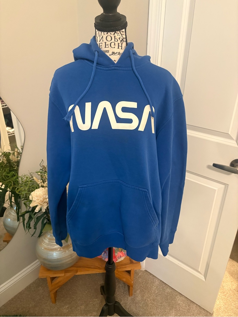 H&M Royal Blue NASA Logo Hoodie